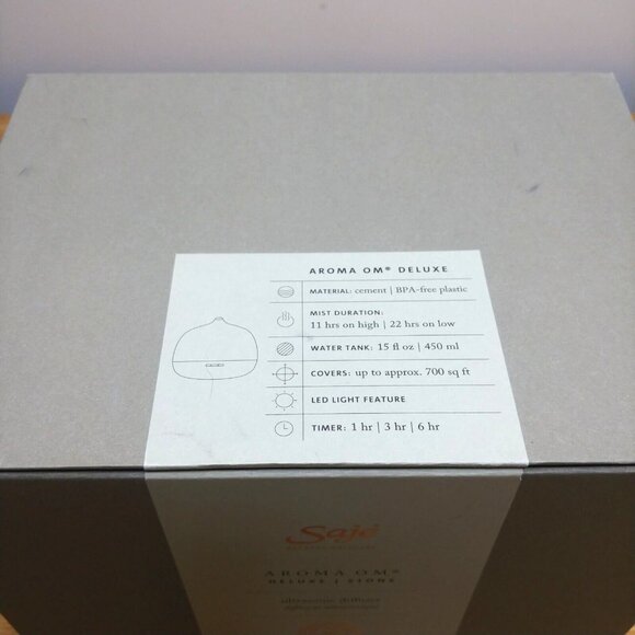 NEW Saje Aroma Om Deluxe Stone Diffuser - Picture 8 of 8